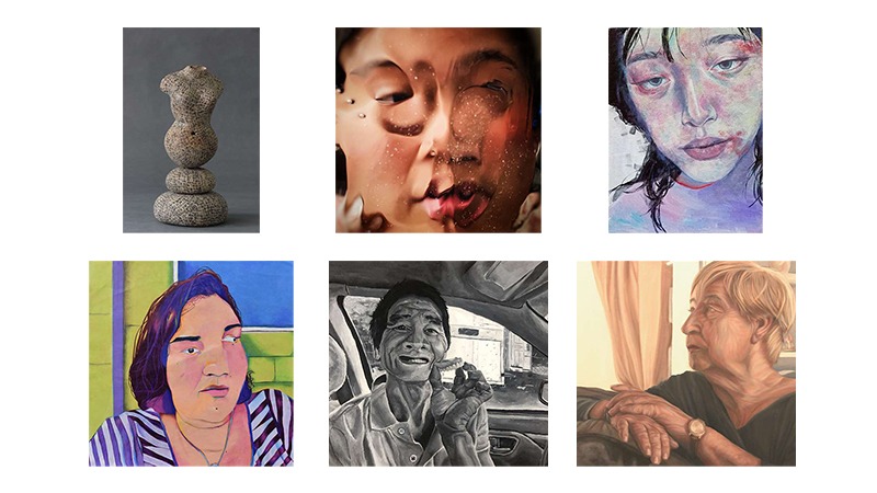 Artworks by students.