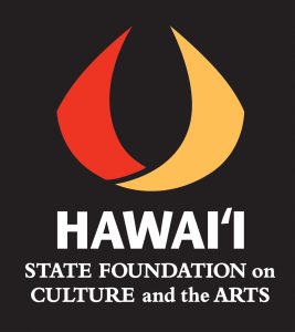 SFCA logo: Colored text on black background