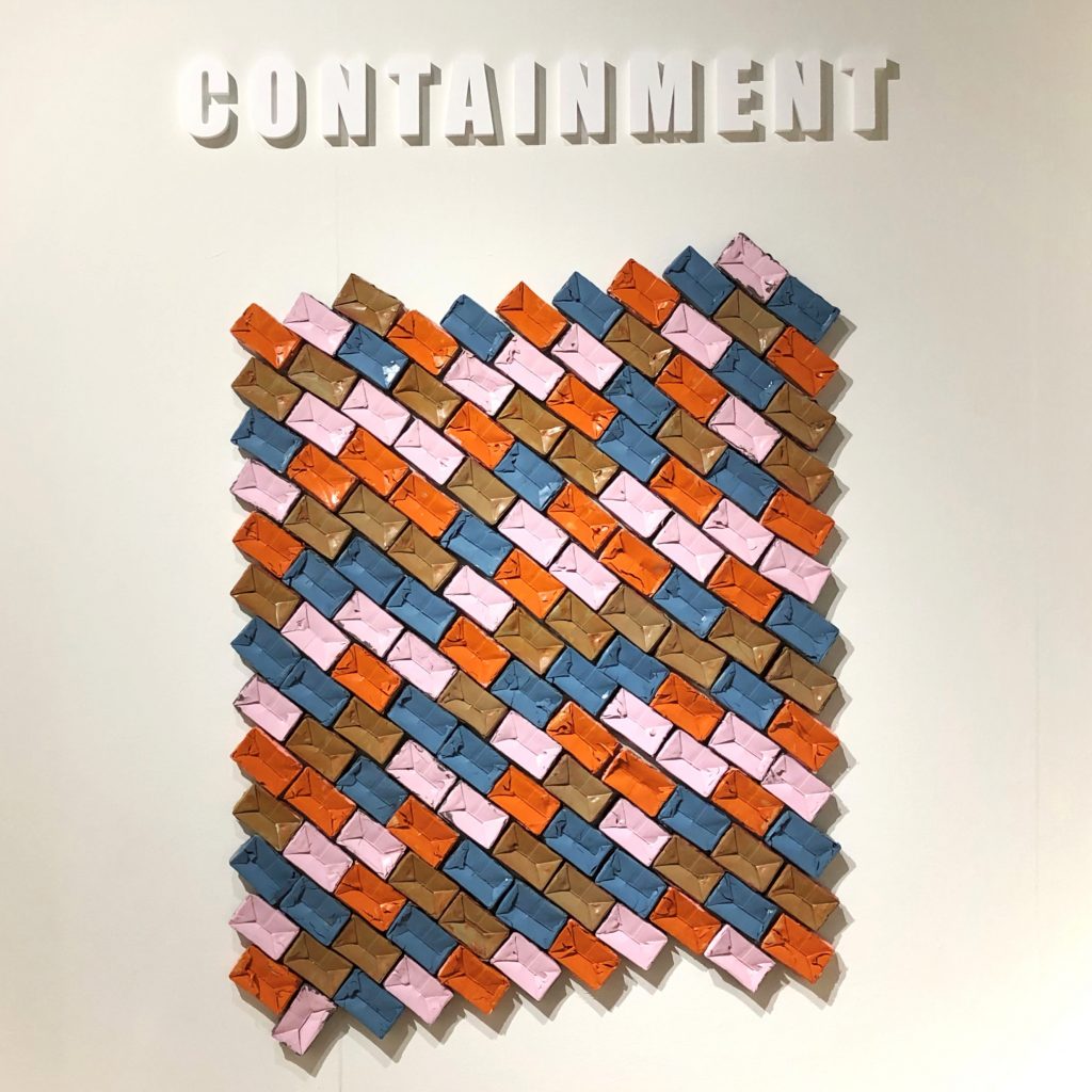 Entry wall for "Containment" exhibit